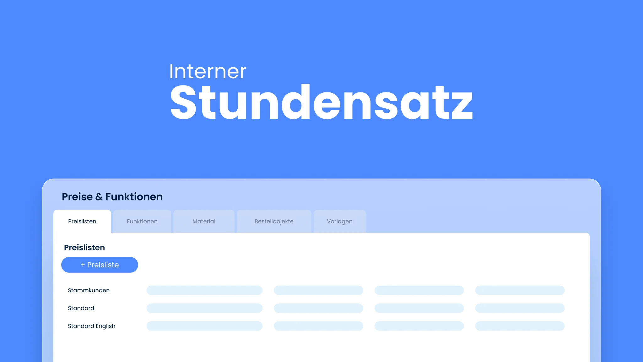 Der interne Stundensatz