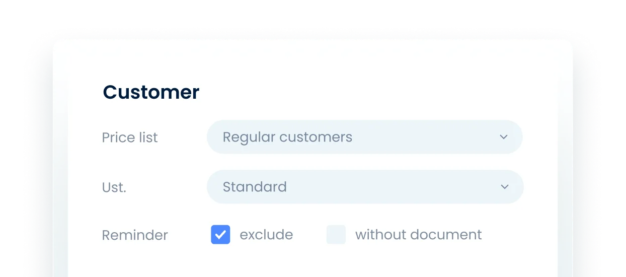 Customize your customer data