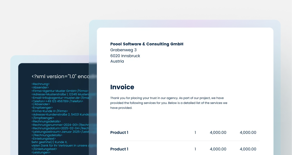 End-to-End Accounting: HOAI-compliant, integrated, and fully connected.
