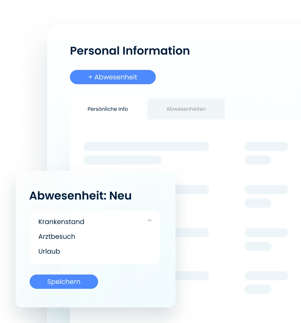 Direktes hinterlegen durch Mitarbeiter