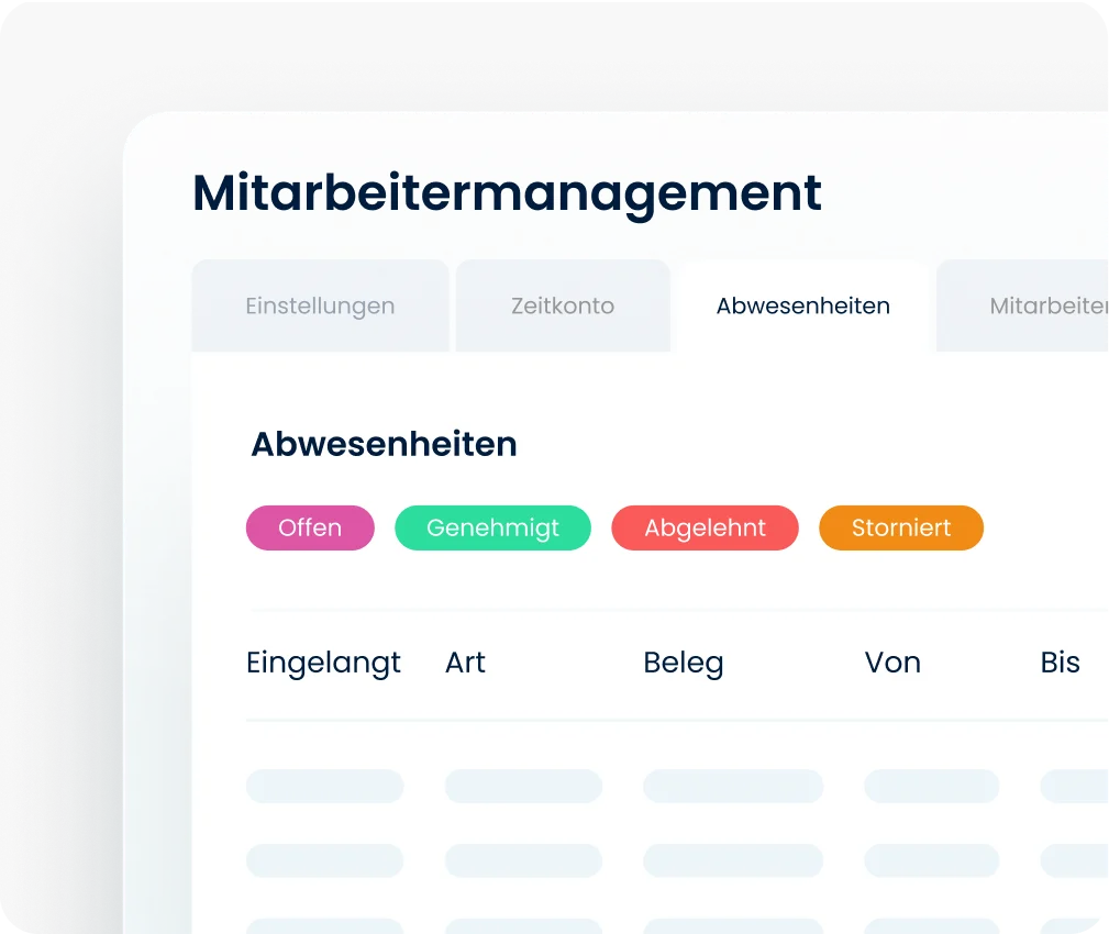 Abwesenheiten