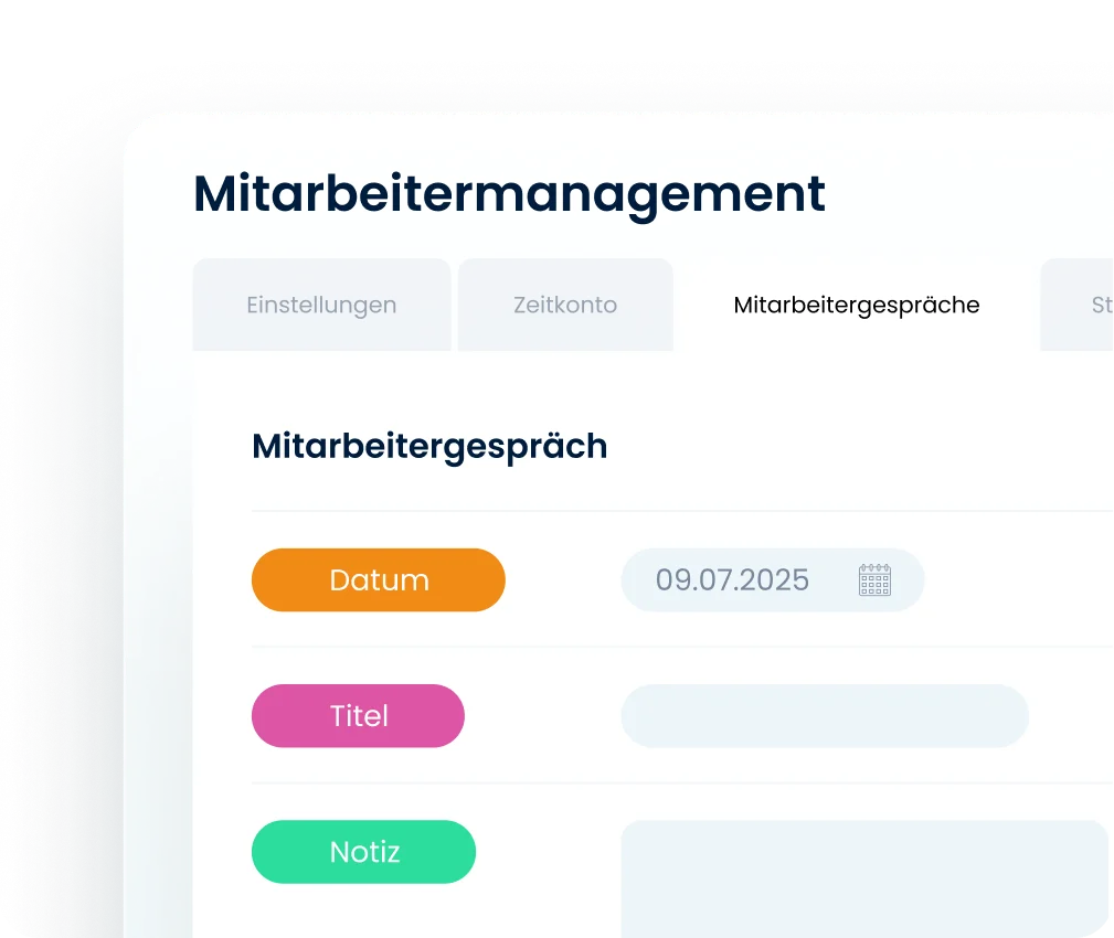 Mitarbeiter-<br>Management