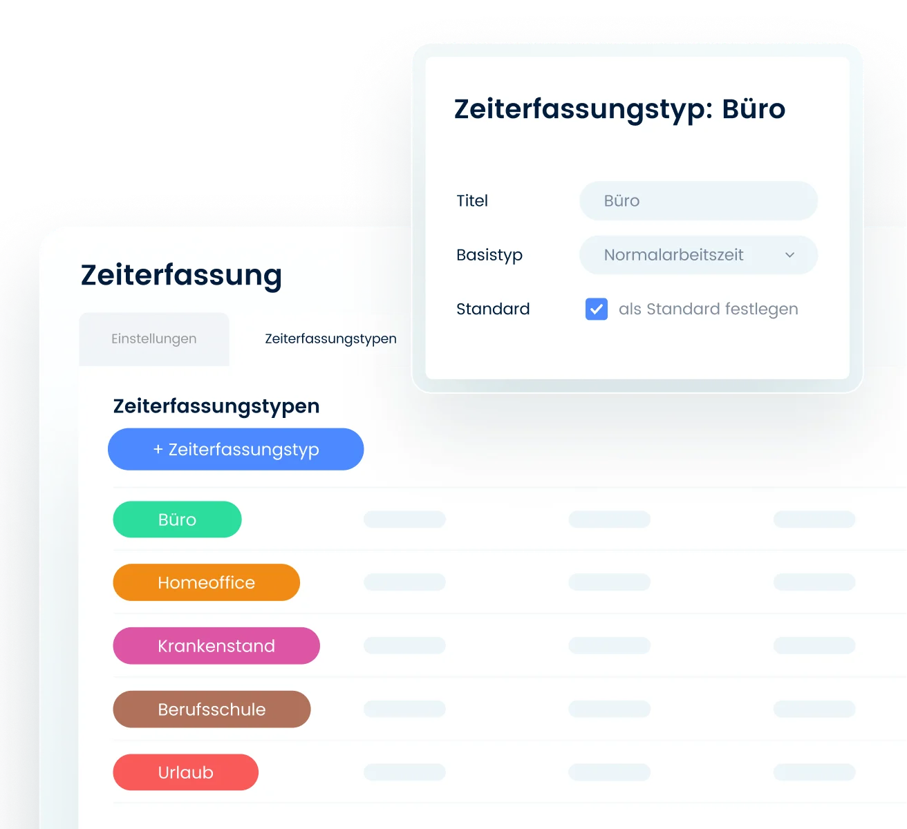 Art der Abwesenheit individuell für Ihr Unternehmen anlegen