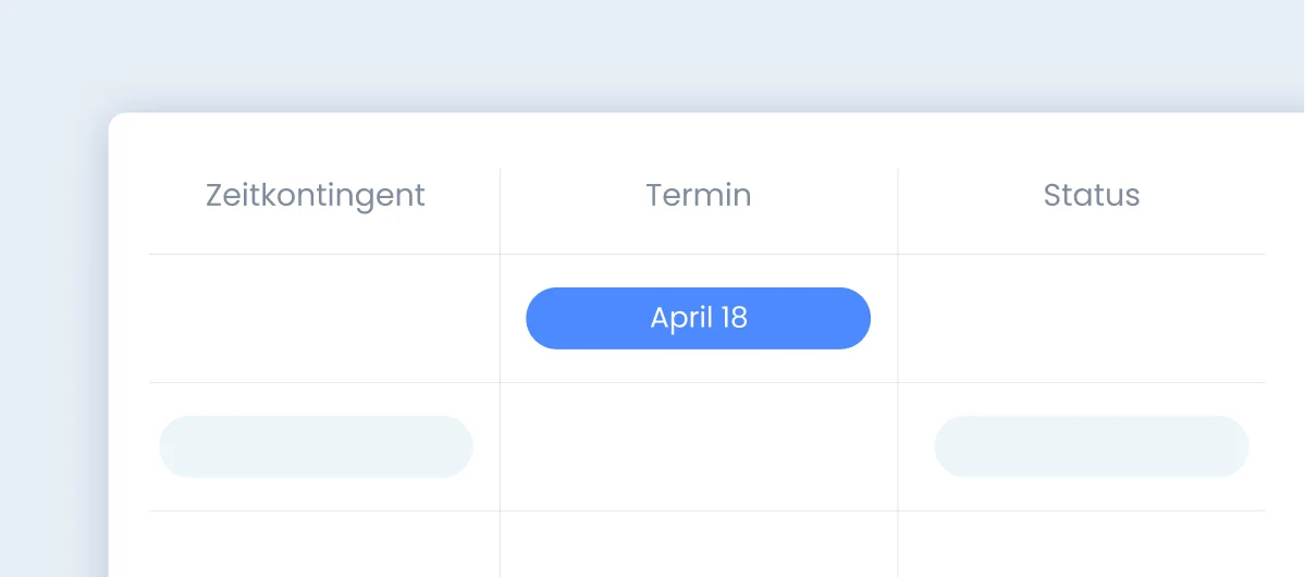 Deadlines im Blick. In Echtzeit.