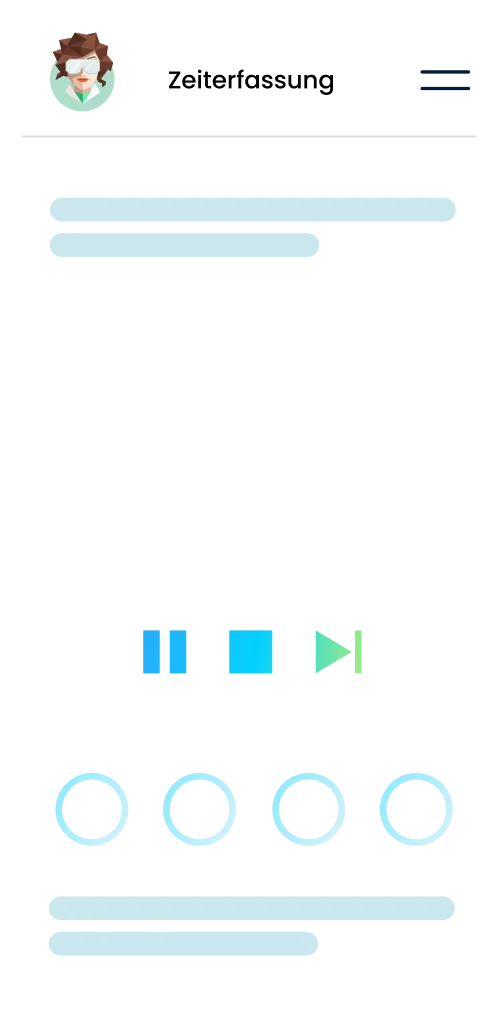 Poool UI: Zeiterfassung