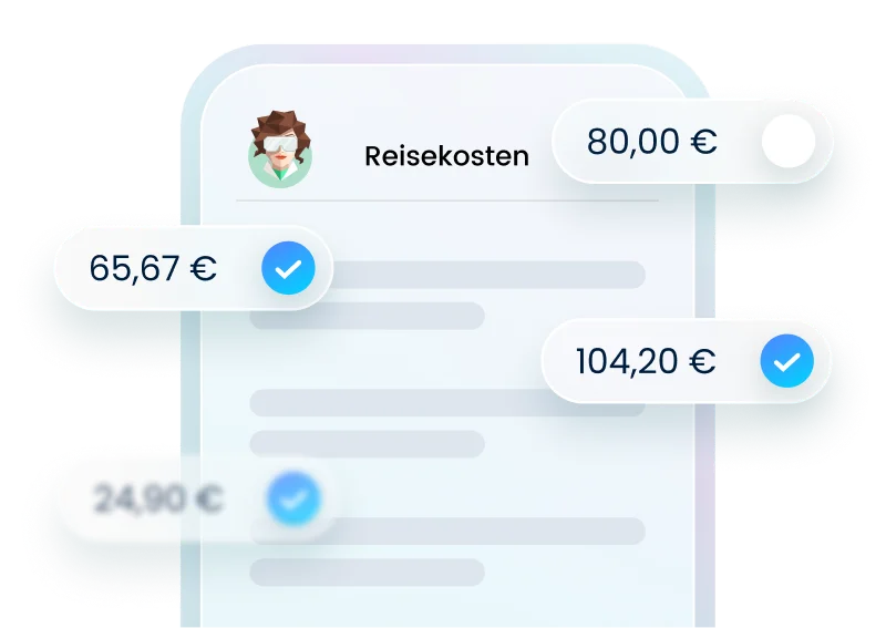 Belege per App scannen und direkt hochladen.